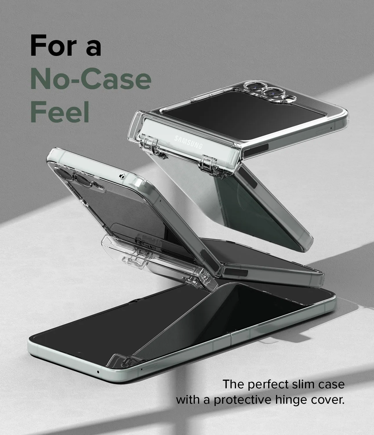 Galaxy Z Flip 5 Case | Slim Hinge - Clear