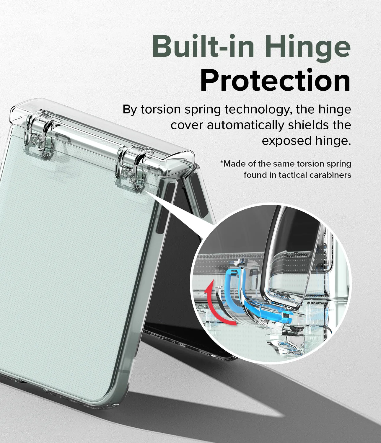 Galaxy Z Flip 5 Case | Slim Hinge - Clear