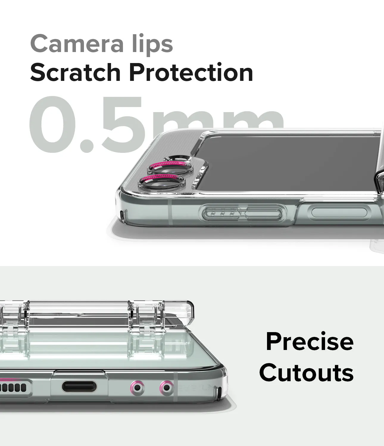 Galaxy Z Flip 5 Case | Slim Hinge - Clear