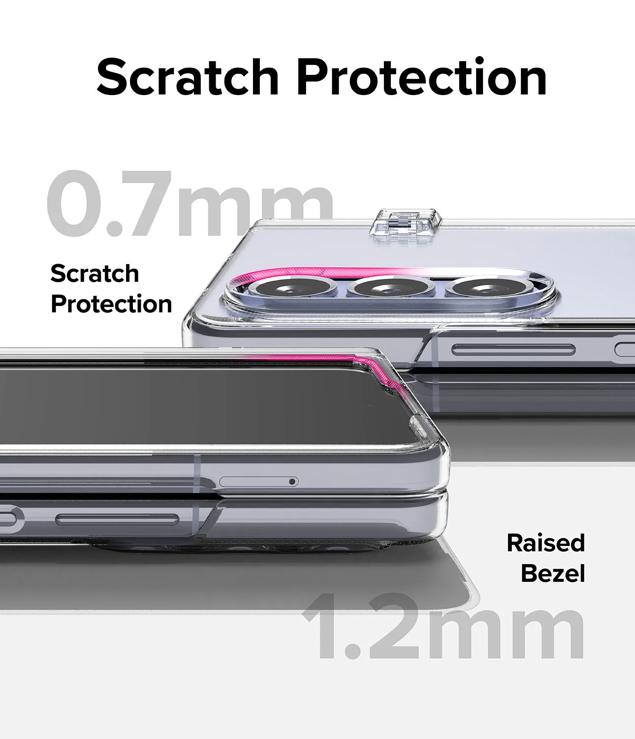 Galaxy Z Fold 5 Case | Slim Hinge - Clear