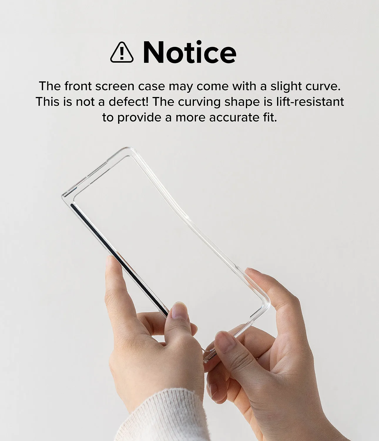 Galaxy Z Fold 5 Case | Slim Hinge - Clear