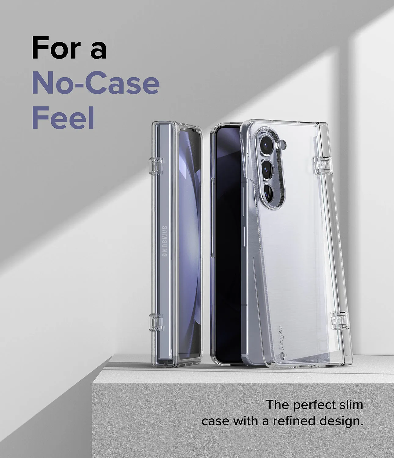 Galaxy Z Fold 5 Case | Slim Hinge - Clear