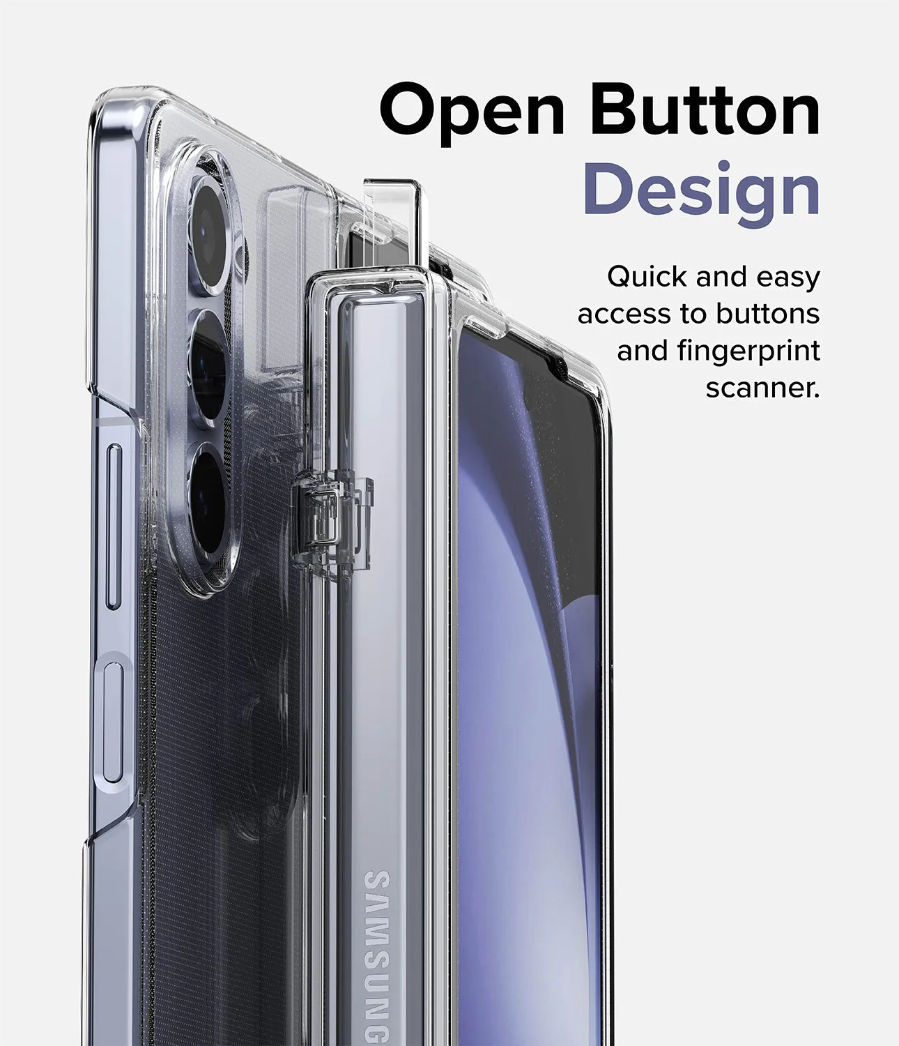 Galaxy Z Fold 5 Case | Slim Hinge - Clear