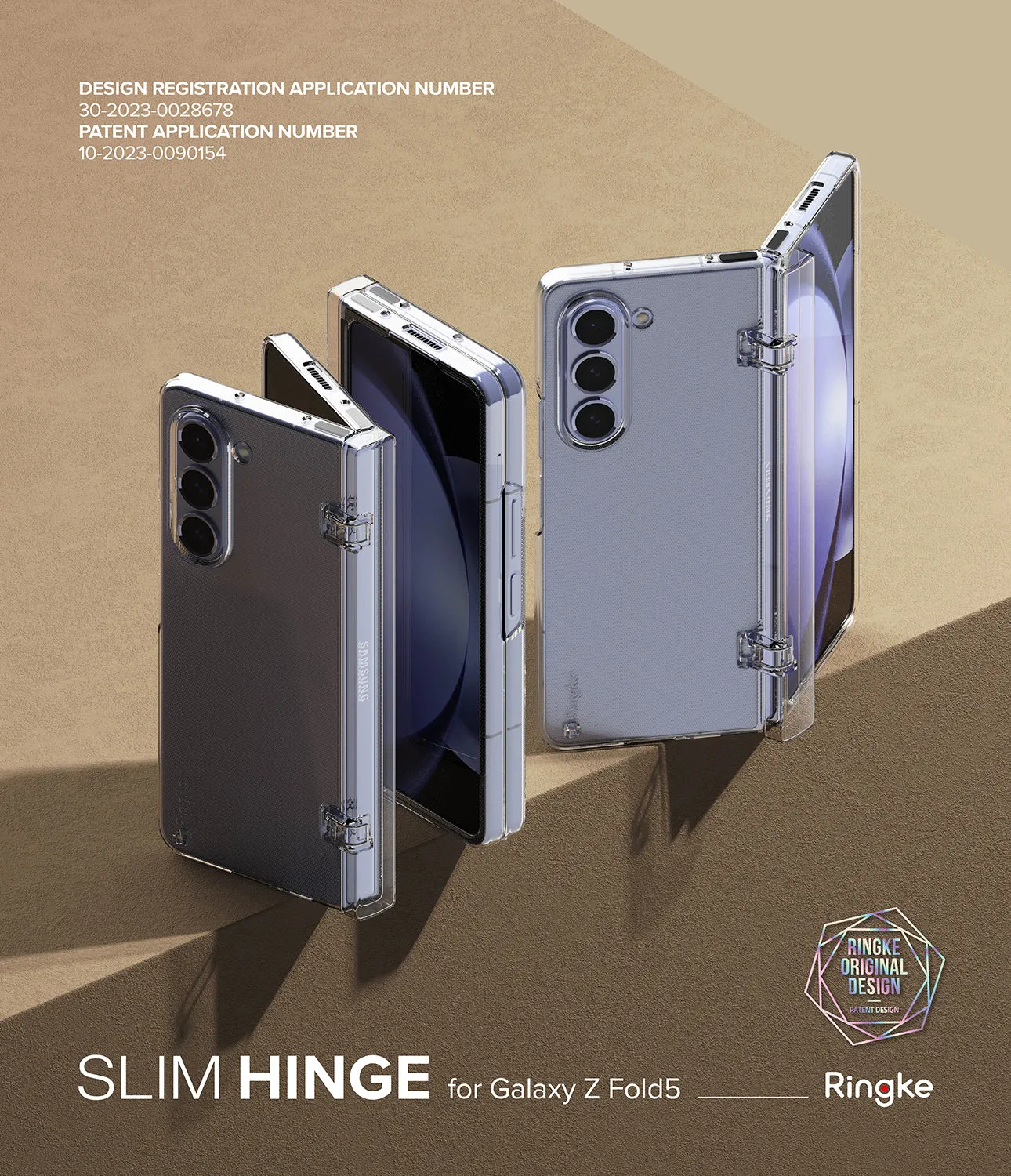 Galaxy Z Fold 5 Case | Slim Hinge - Clear