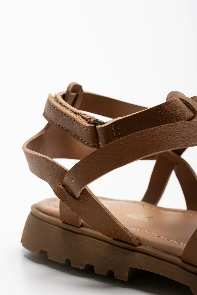 Gladiator Sandal Brown