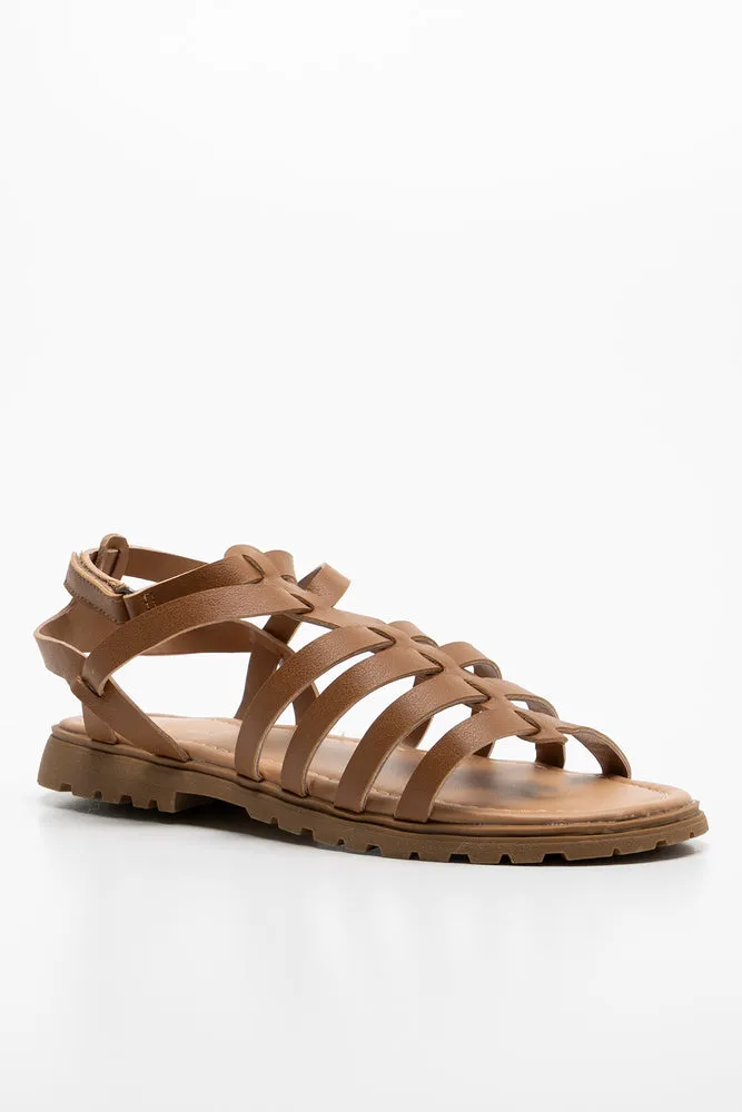 Gladiator Sandal Brown