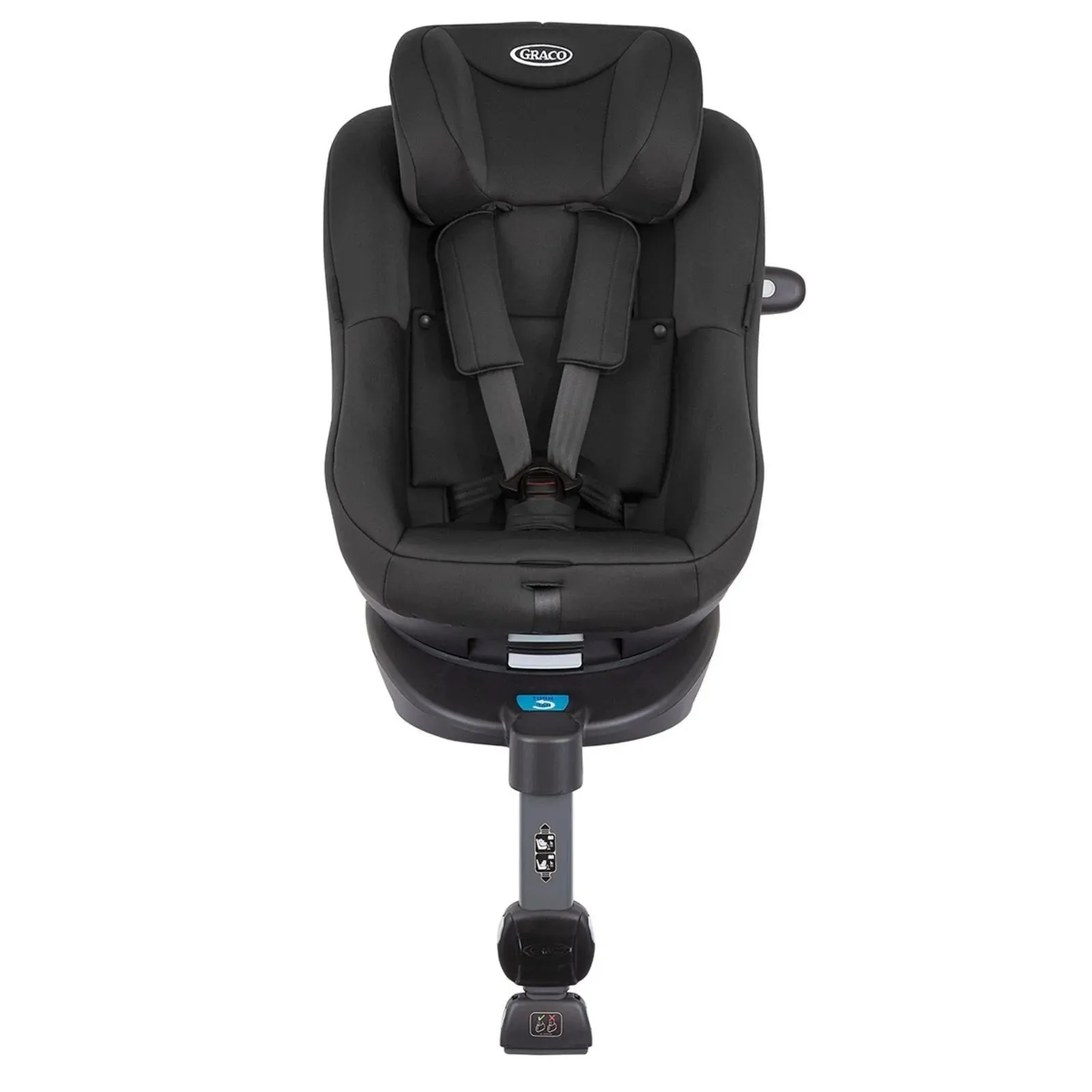 Graco Turn2Me i-Size R129 360° Rotating ISOFIX Car Seat - Midnight