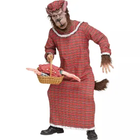 Granny Big Bad Wolf Adult Costume: One Size (1/Pk)