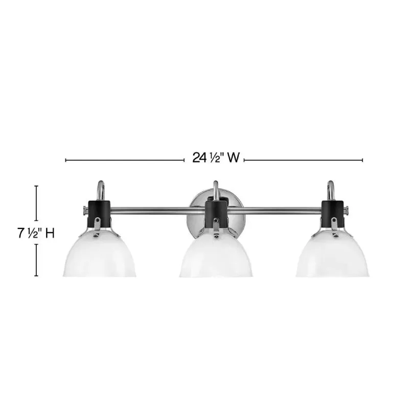 Hinkley 51113 Argo 3-lt 25" LED Vanity Light