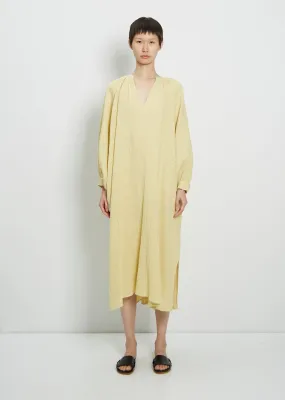 Jhula Long-Sleeve Maxi Dress — Sulphur