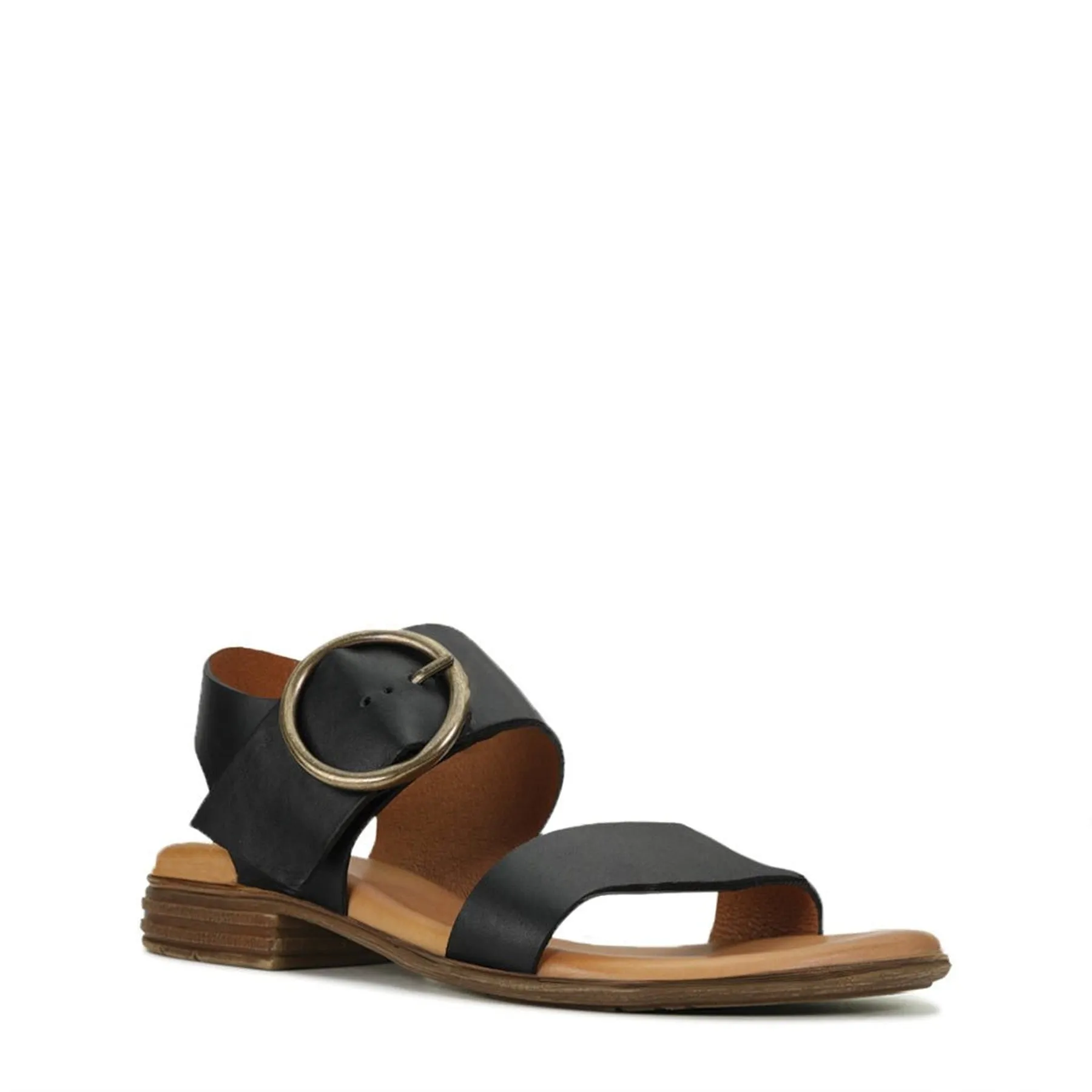 KASSIDY ANKLE STRAP SANDALS LEATHER