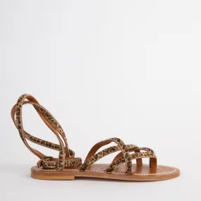 K.JACQUES SANDALS - ZENOBIE - BABY LEOPARD