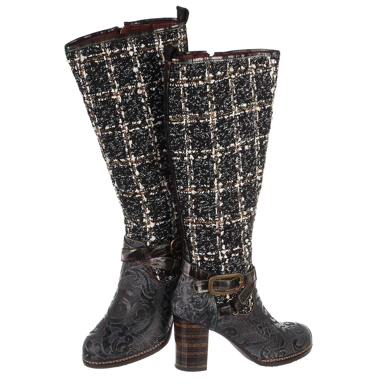 L'Artiste by Spring Step Tweed Boot - Women's