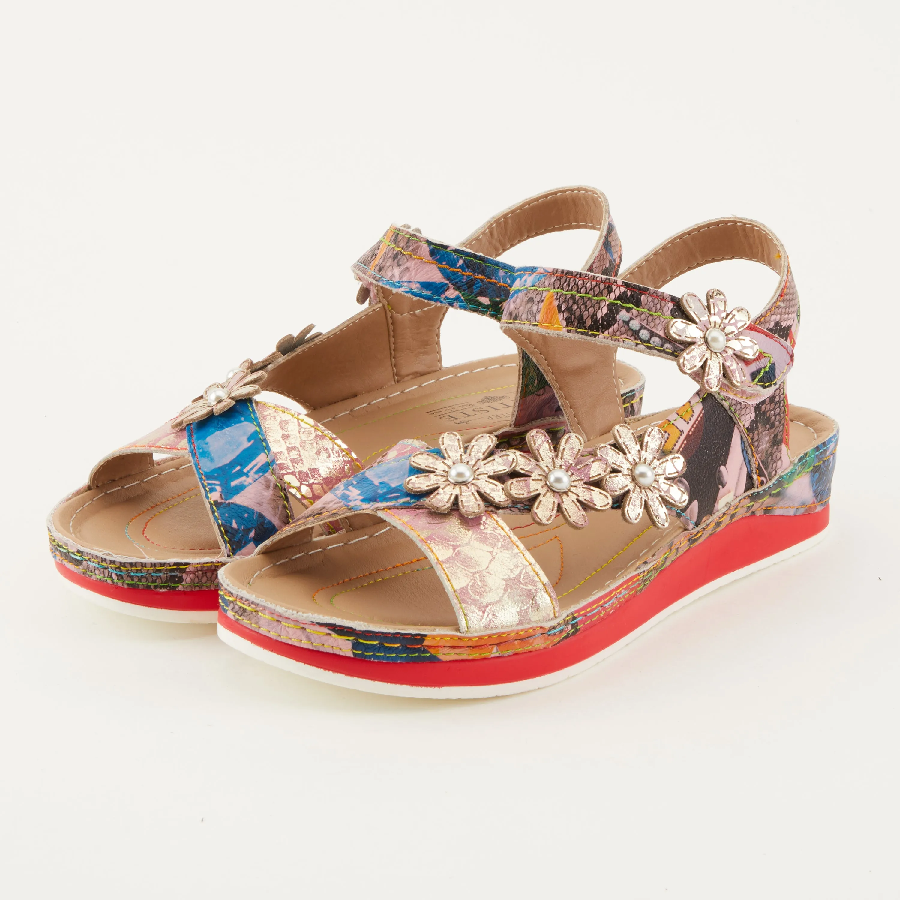 L'ARTISTE CHARLEEN ANKLE STRAP SANDALS