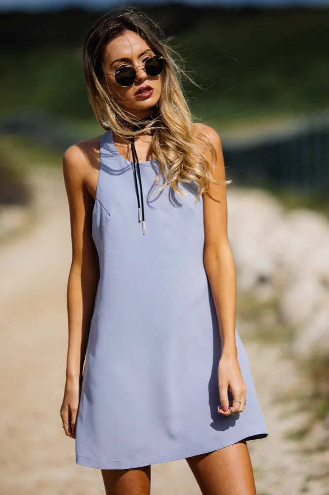 Late Night Lover Dress Sky Blue