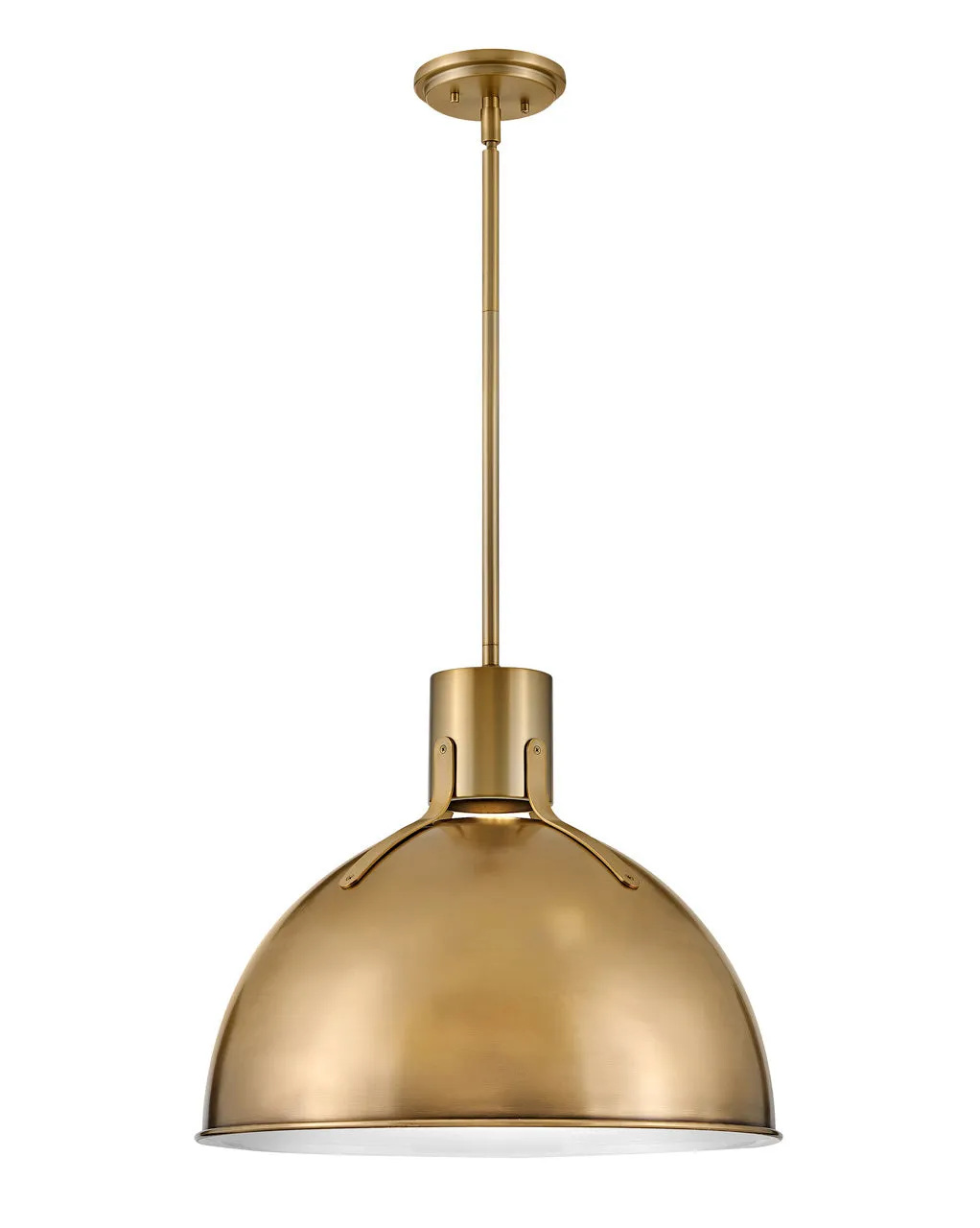 LED Pendant from the Argo Collection in Heritage Brass Finish by Hinkley