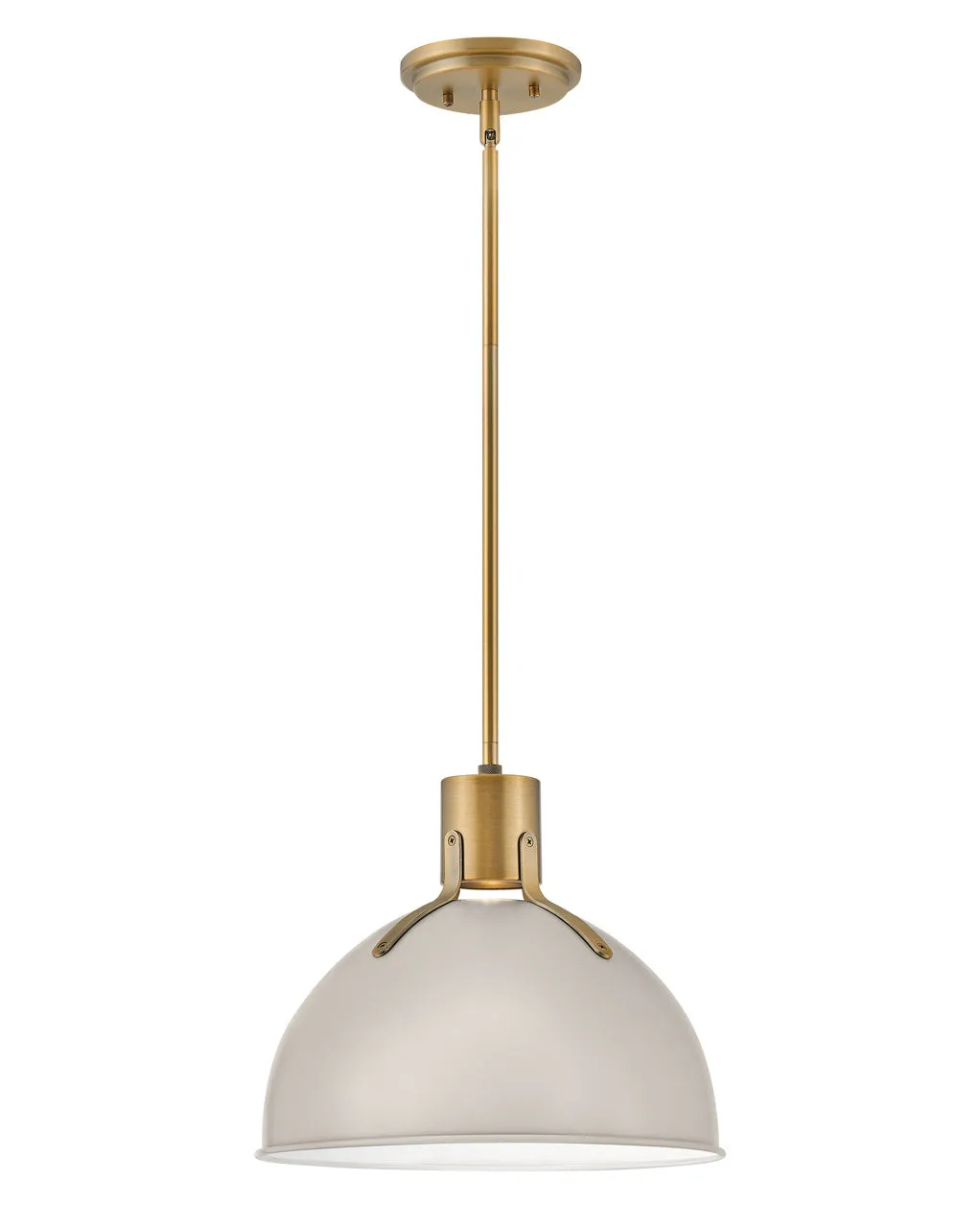 LED Pendant from the Argo Collection in Light Taupe Finish by Hinkley