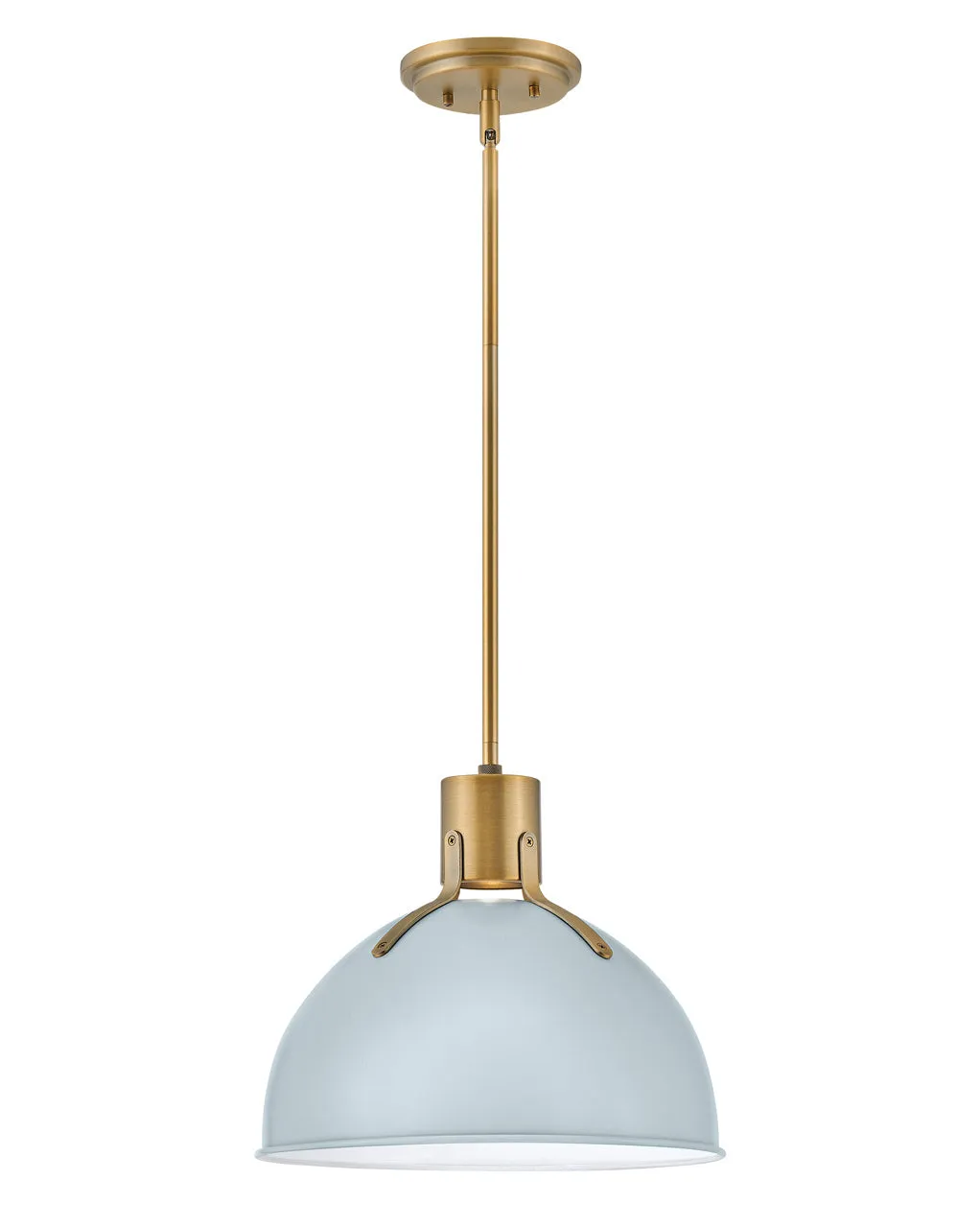 LED Pendant from the Argo Collection in Pale Blue Finish by Hinkley