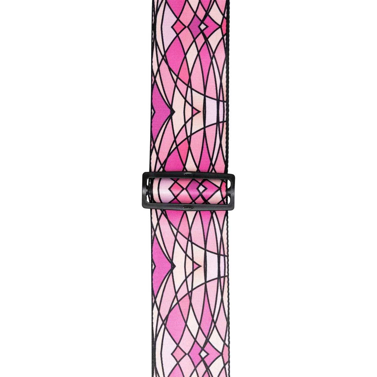 Levy's 3" Stained Glass Guitar Strap, Pink