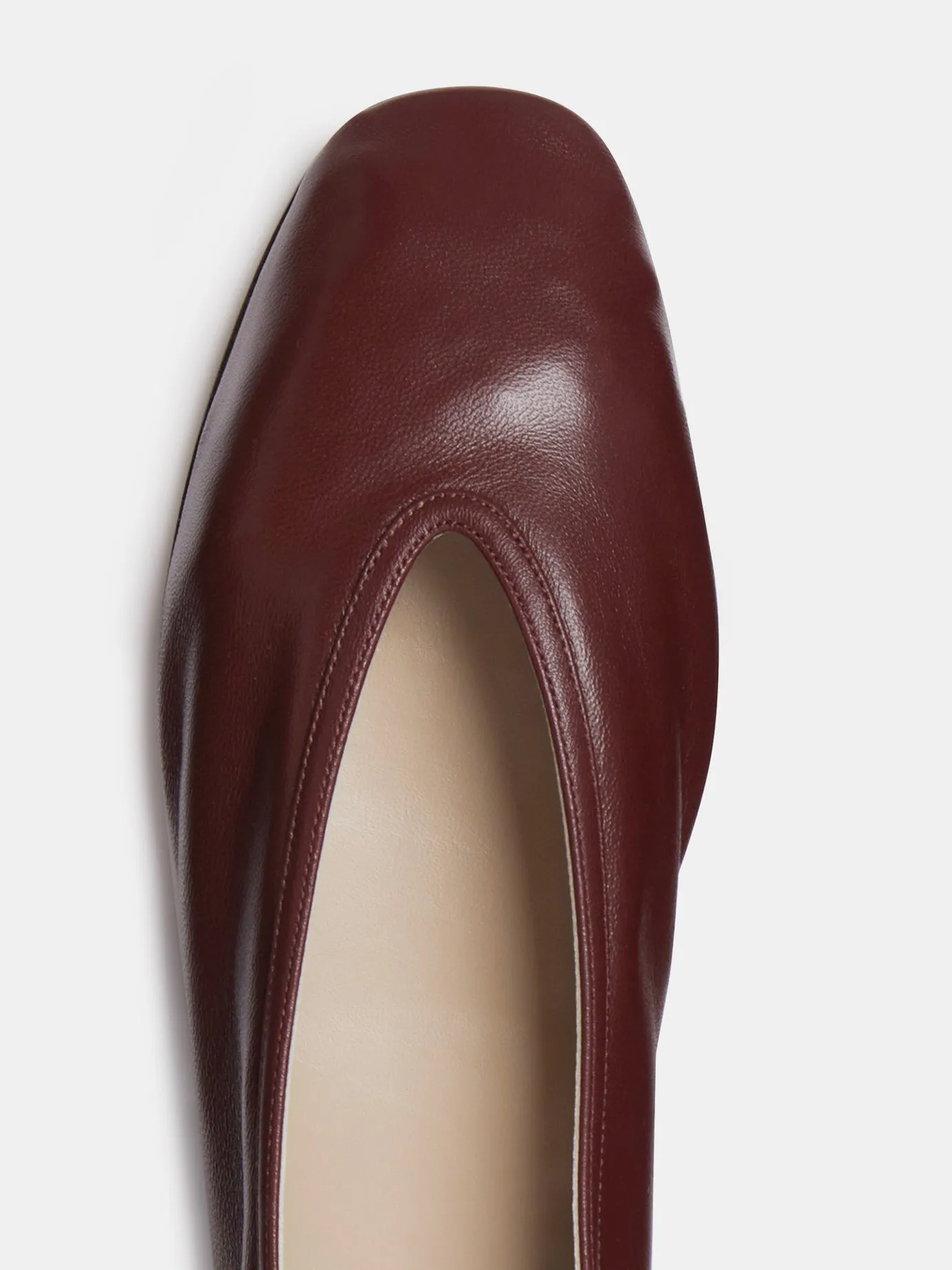 Luna Slipper / Oxblood Leather