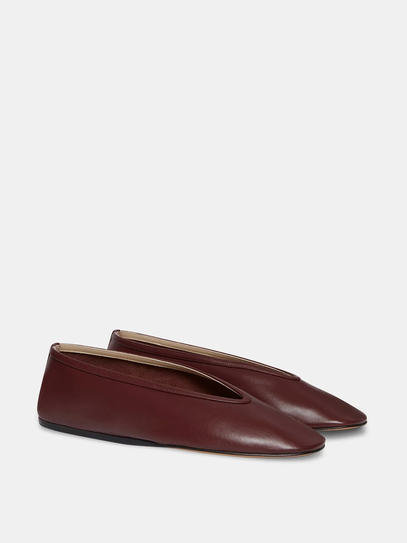 Luna Slipper / Oxblood Leather