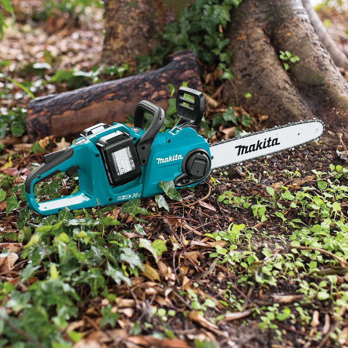 Makita X2 XCU03PT1 36-Volt LXT 14-Inch 5.0Ah Lithium-Ion Brushless Chainsaw Kit