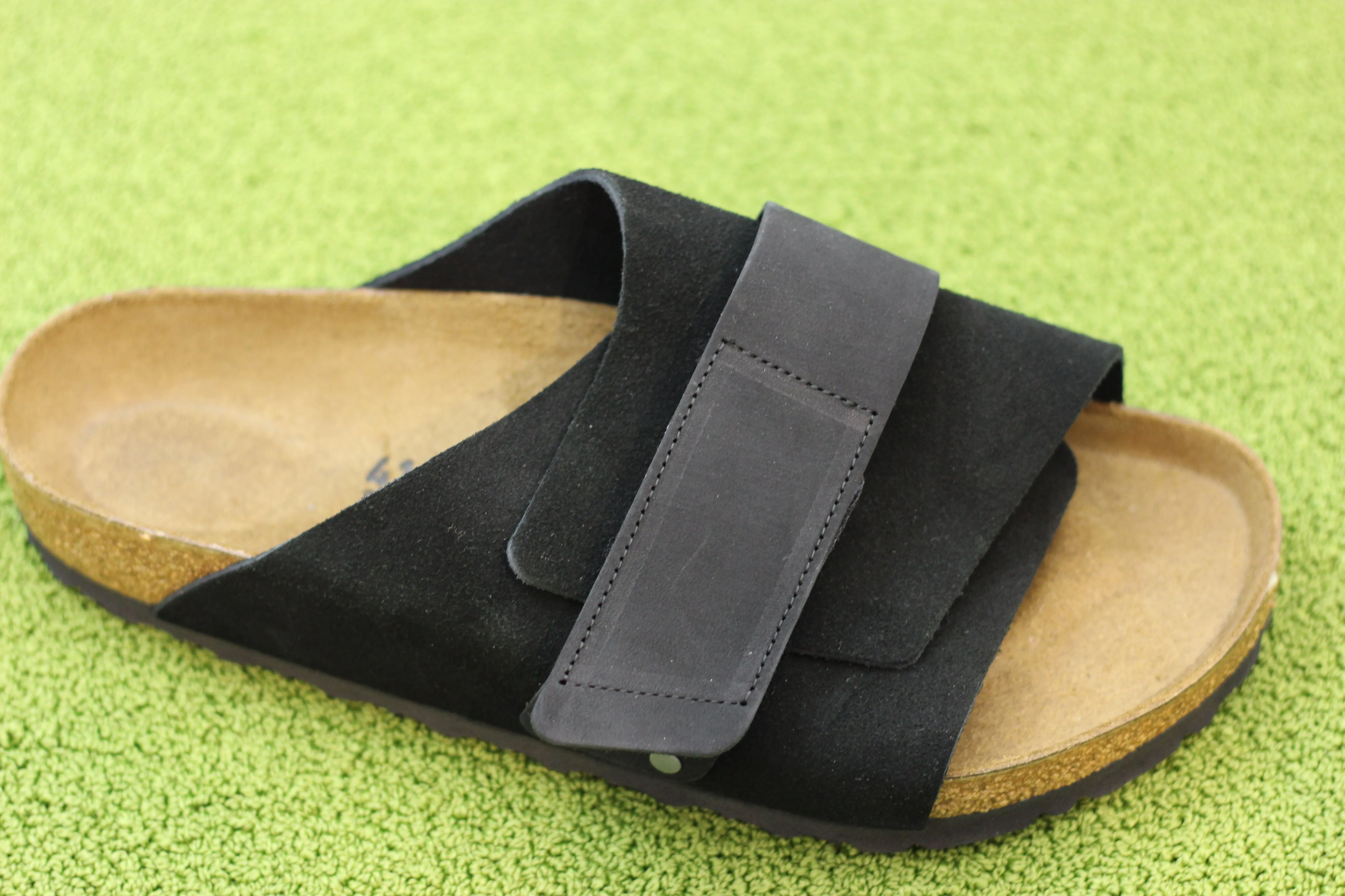 Men's Kyoto Sandal - Black Suede/Leather