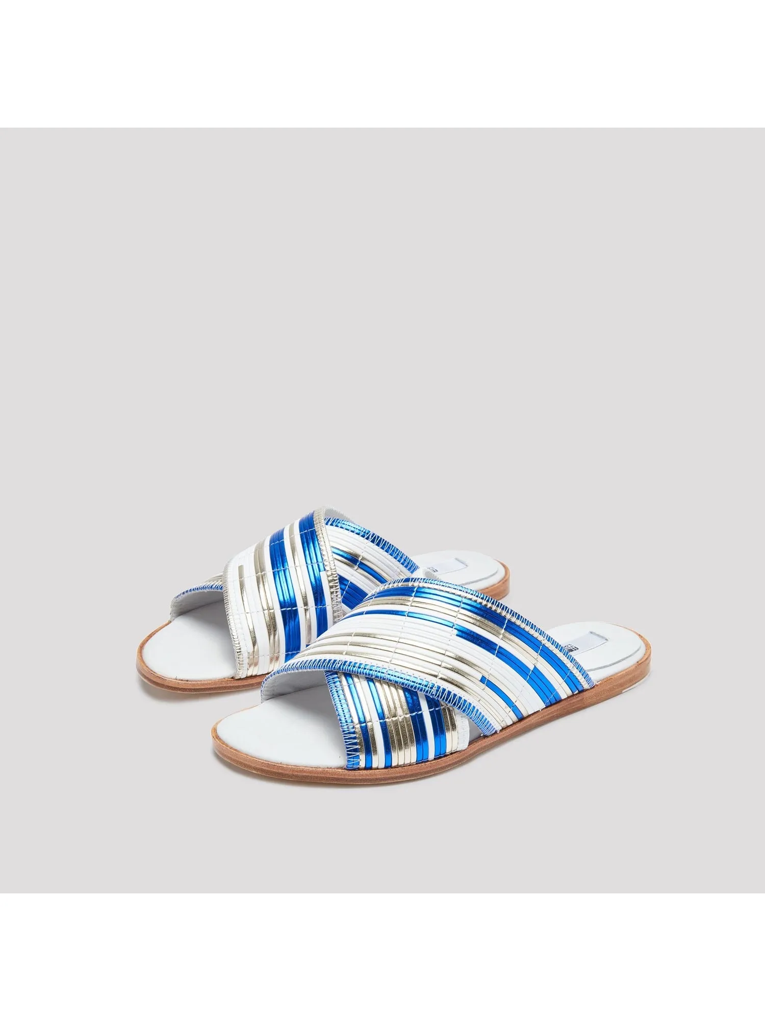 Miista - DEB BLUE RATTAN SANDALS