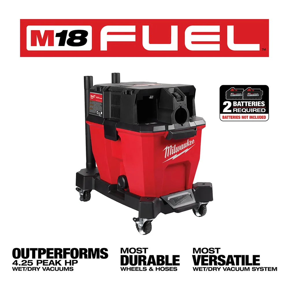 Milwaukee 0920-20 M18 FUEL 9 Gallon Dual-Battery Wet/Dry Vacuum - Bare Tool