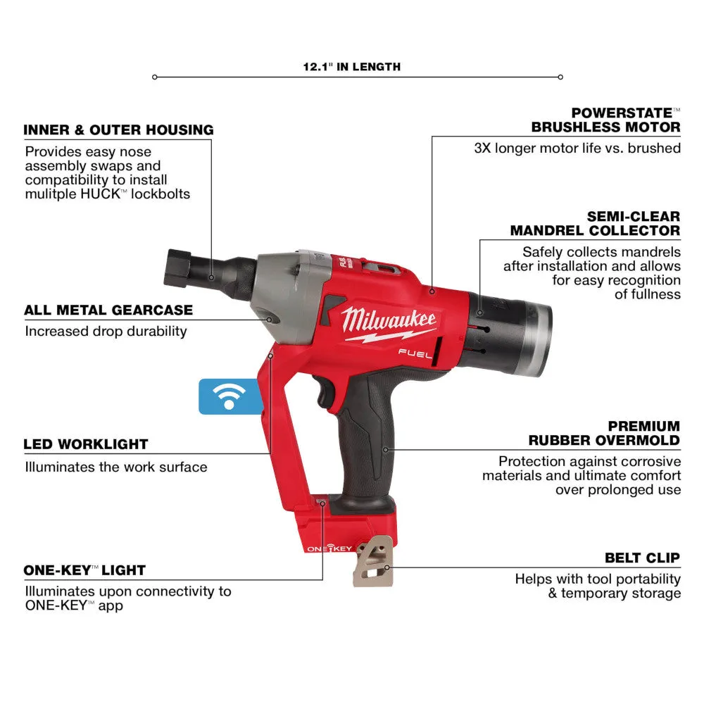 Milwaukee 2661-80 M18 FUEL 18V 1/4" Cordless Lockbolt Tool - Reconditioned