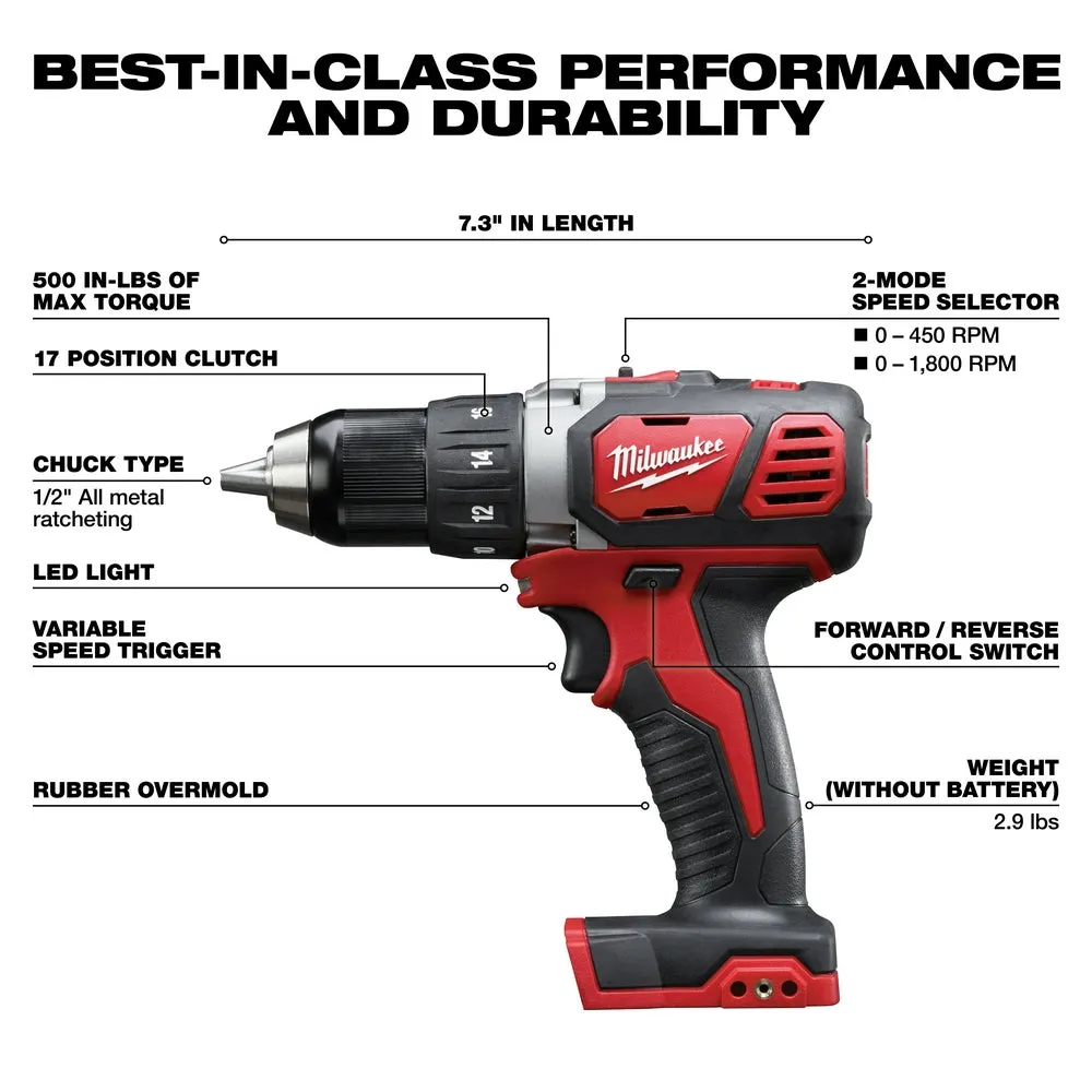 Milwaukee 2691-25MT M18 18V Cordless Lithium-Ion 5 Tool Combo Kit