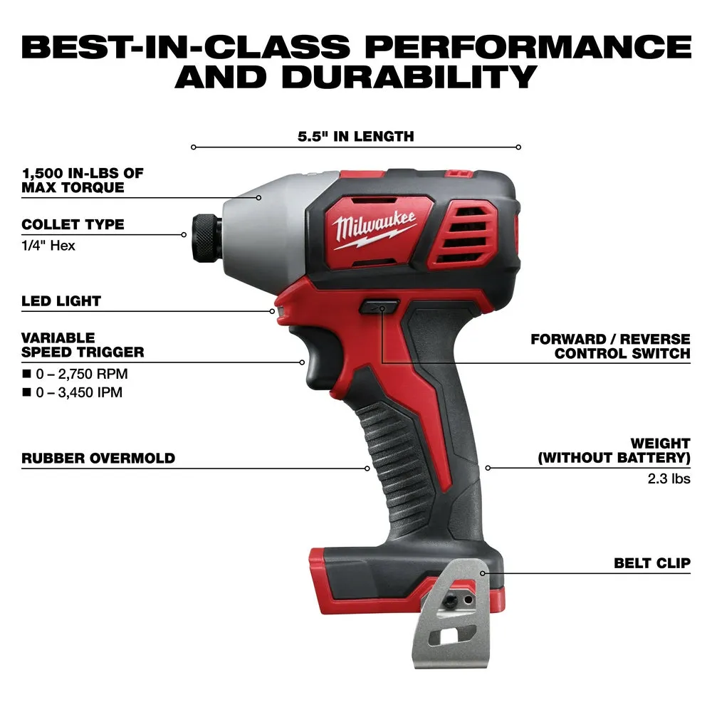 Milwaukee 2691-25MT M18 18V Cordless Lithium-Ion 5 Tool Combo Kit