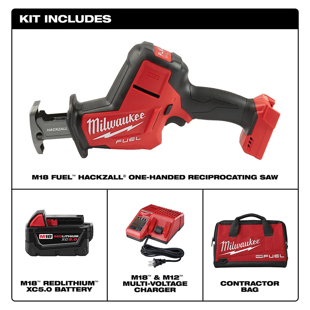 Milwaukee 2719-21 M18 FUEL 18V 7/8-Inch 5.0Ah Cordless Hackzall Kit