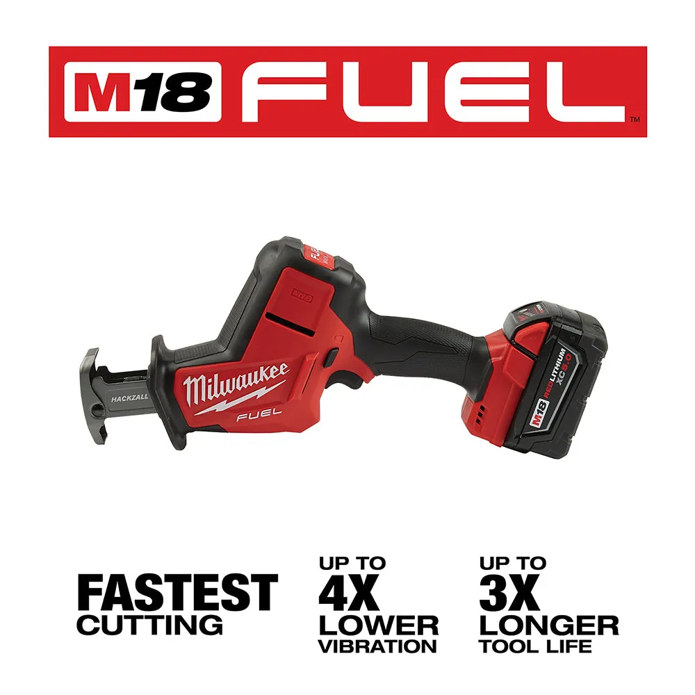 Milwaukee 2719-21 M18 FUEL 18V 7/8-Inch 5.0Ah Cordless Hackzall Kit