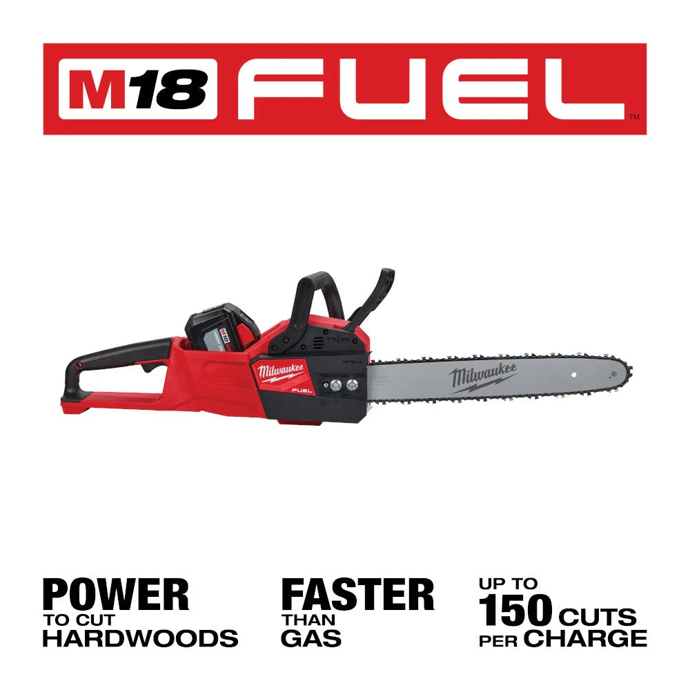 Milwaukee 2727-21HDB M18 FUEL 18V Cordless Chainsaw Kit w/ Blower