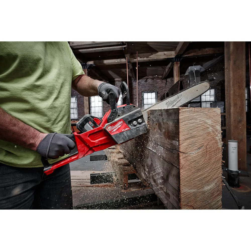 Milwaukee 2727-28 M18 FUEL 18V 16" Cordless Li-Ion Chainsaw w/ 8.0 AH Battery