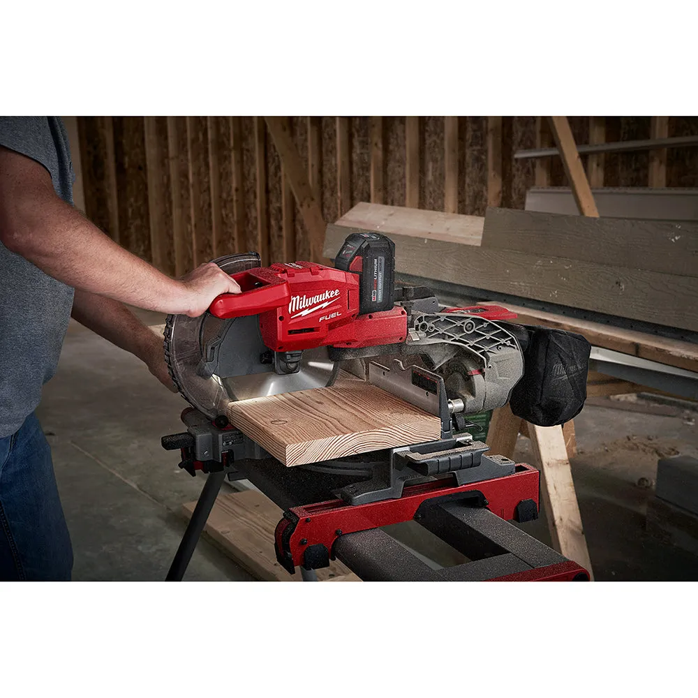 Milwaukee 2734-20 M18 FUEL 18V 10" Dual Bevel Carbide Blade Miter Saw -Bare Tool