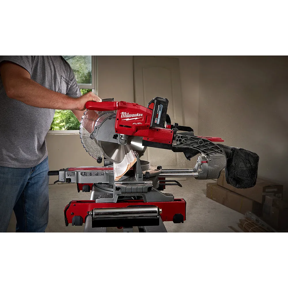 Milwaukee 2734-20 M18 FUEL 18V 10" Dual Bevel Carbide Blade Miter Saw -Bare Tool