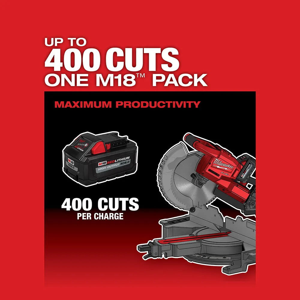 Milwaukee 2734-21 M18 FUEL 18V 10" Dual Bevel Sliding Compound Miter Saw Kit