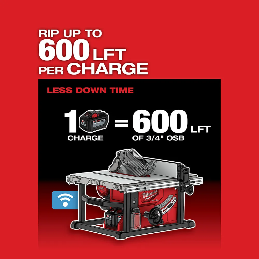 Milwaukee 2736-20 M18 FUEL 18V 8-1/4-Inch One-Key Cordless Table Saw - Bare Tool