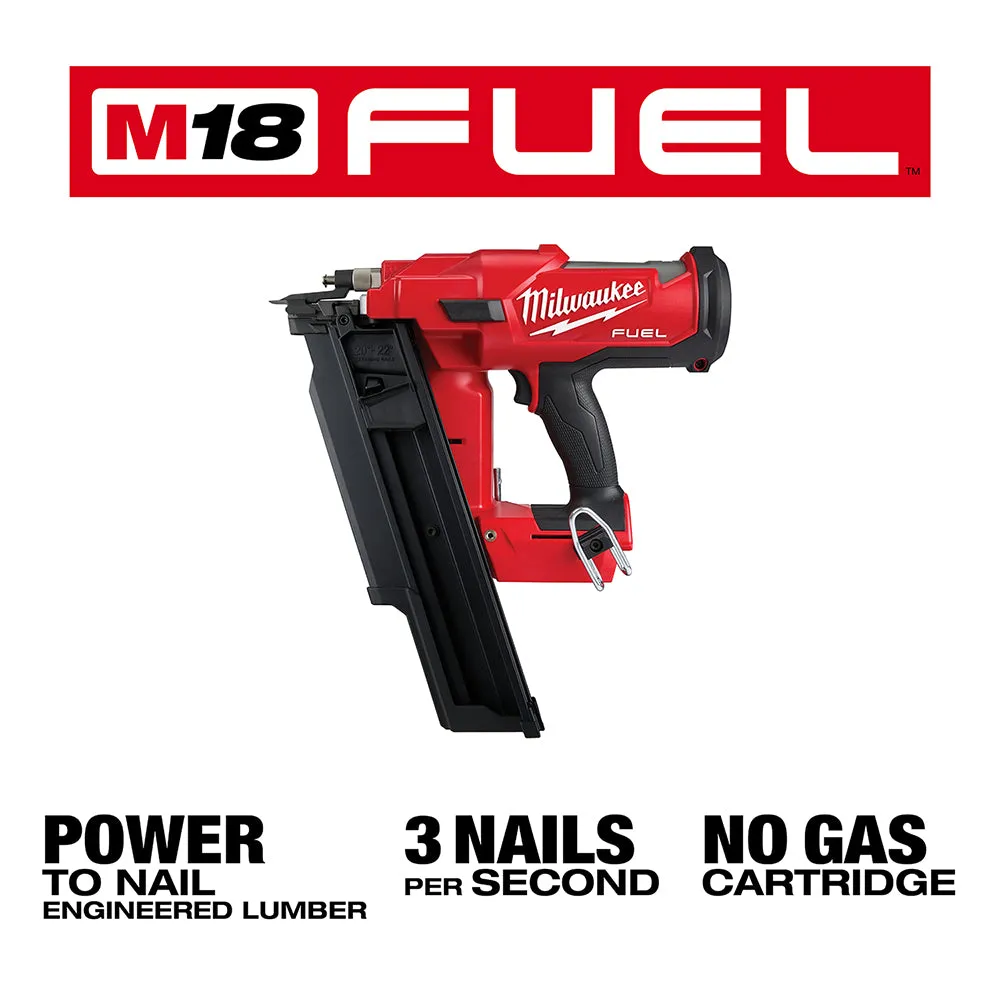 Milwaukee 2744-20 18V M18 FUEL 18V 21 Degree Framing Nailer - Bare Tool