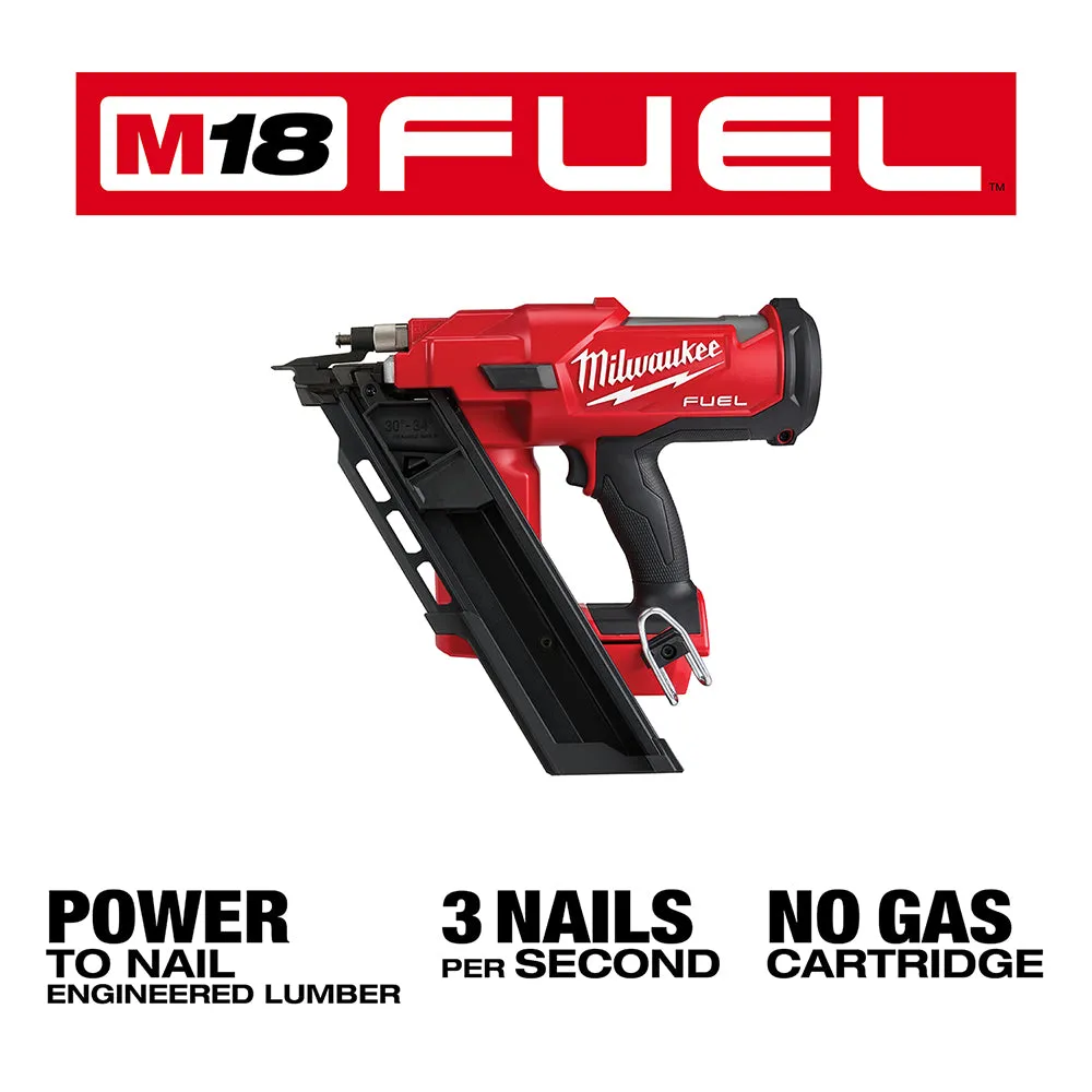 Milwaukee 2745-20 M18 FUEL 18V 30 Degree Lithium-Ion Framing Nailer - Bare Tool