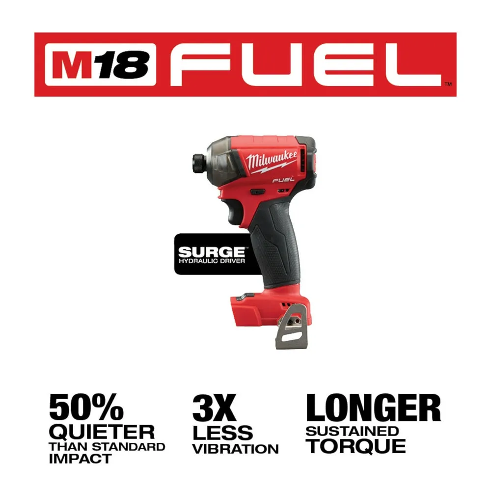 Milwaukee 2760-20 M18 FUEL 18V 1/4-Inch Surge Hex Hydraulic Driver-Bare Tool