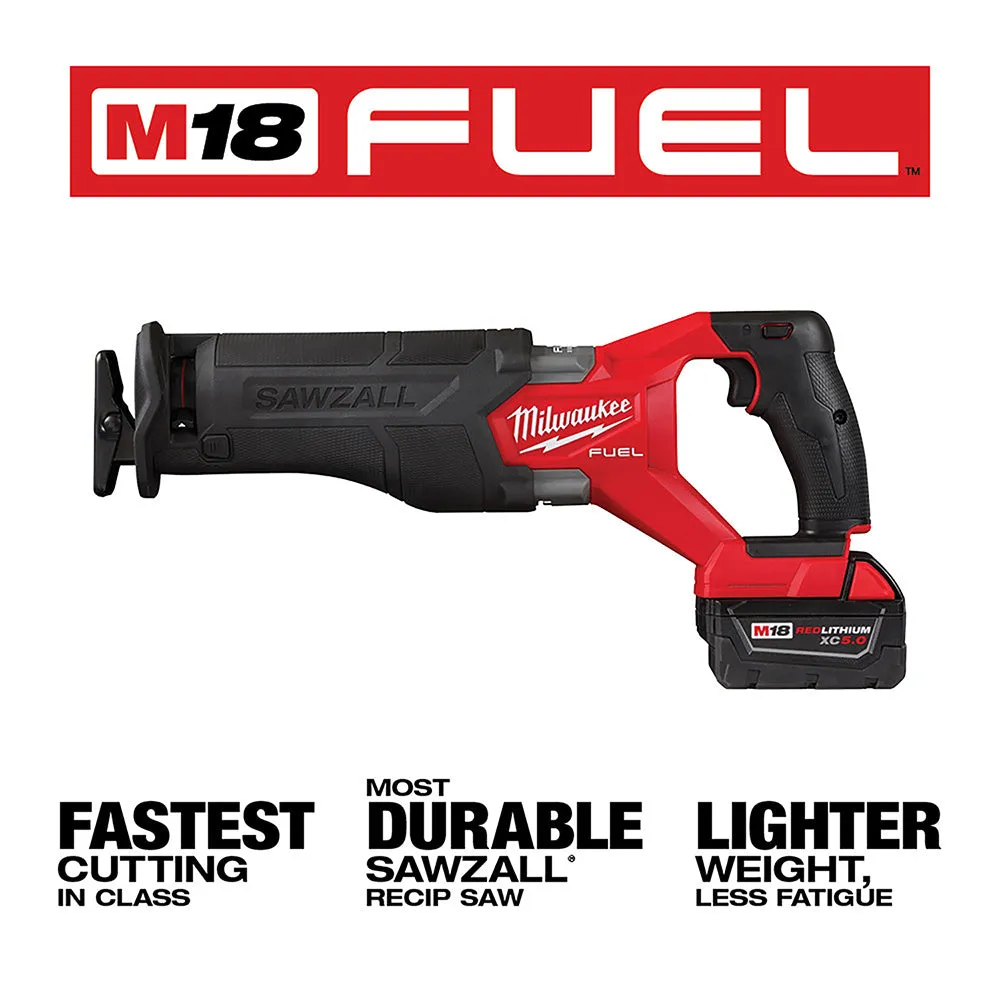 Milwaukee 2821-21MT M18 FUEL 18V SAWZALL / Oscillating Multi-Tool Combo Kit