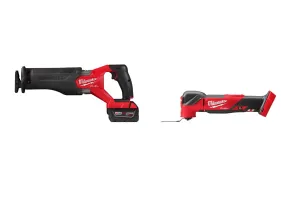 Milwaukee 2821-21MT M18 FUEL 18V SAWZALL / Oscillating Multi-Tool Combo Kit