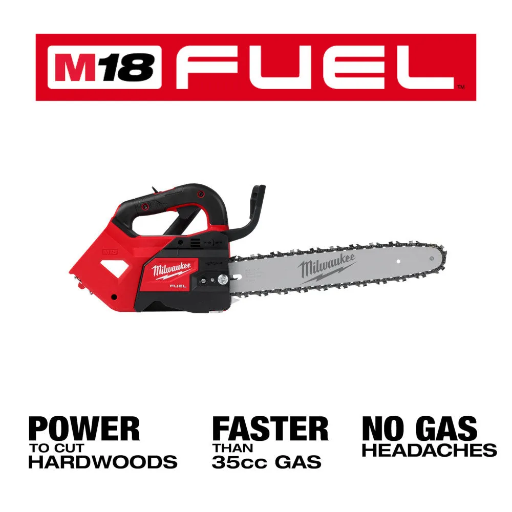 Milwaukee 2826-20T6 M18 FUEL 18V 14" Cordless Top Handle Chainsaw w/ 6AH Battery