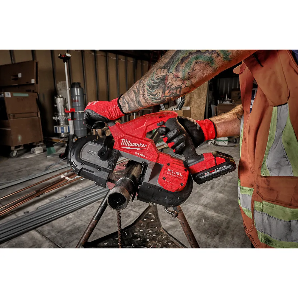 Milwaukee 2829-22 M18 FUEL 18V Lightweight Balanced Compact Band Saw Kit