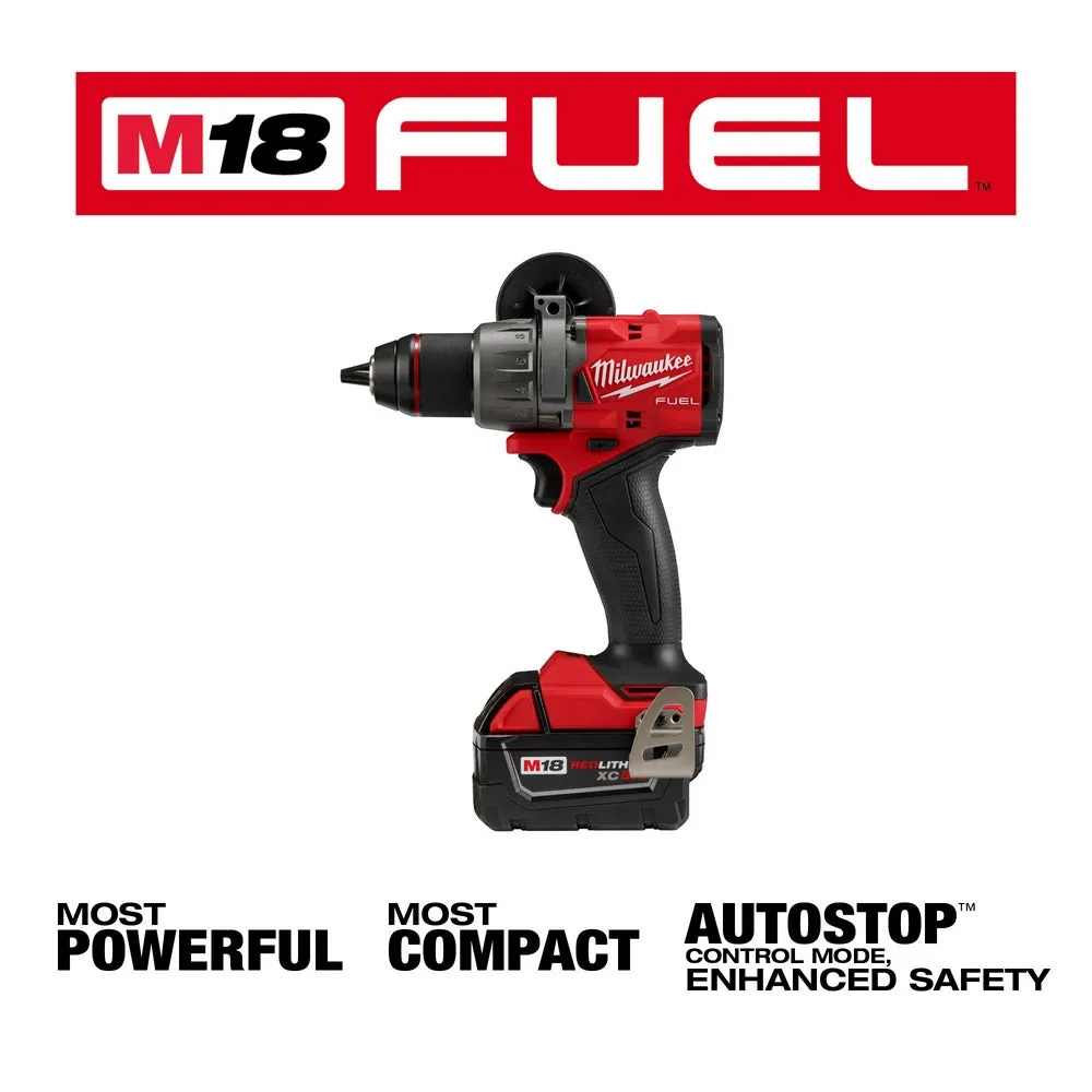 Milwaukee 2903-22 M18 FUEL 18V 1/2" Cordless Li-Ion Drill/Driver Kit