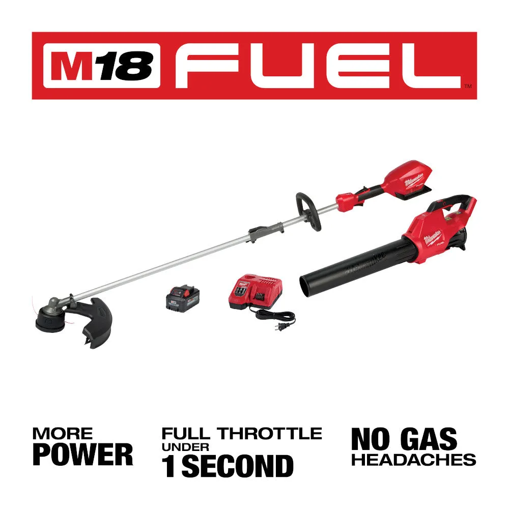 Milwaukee 3000-21 M18 FUEL 18V Cordless Trimmer/Blower 2 Tool Combo Kit