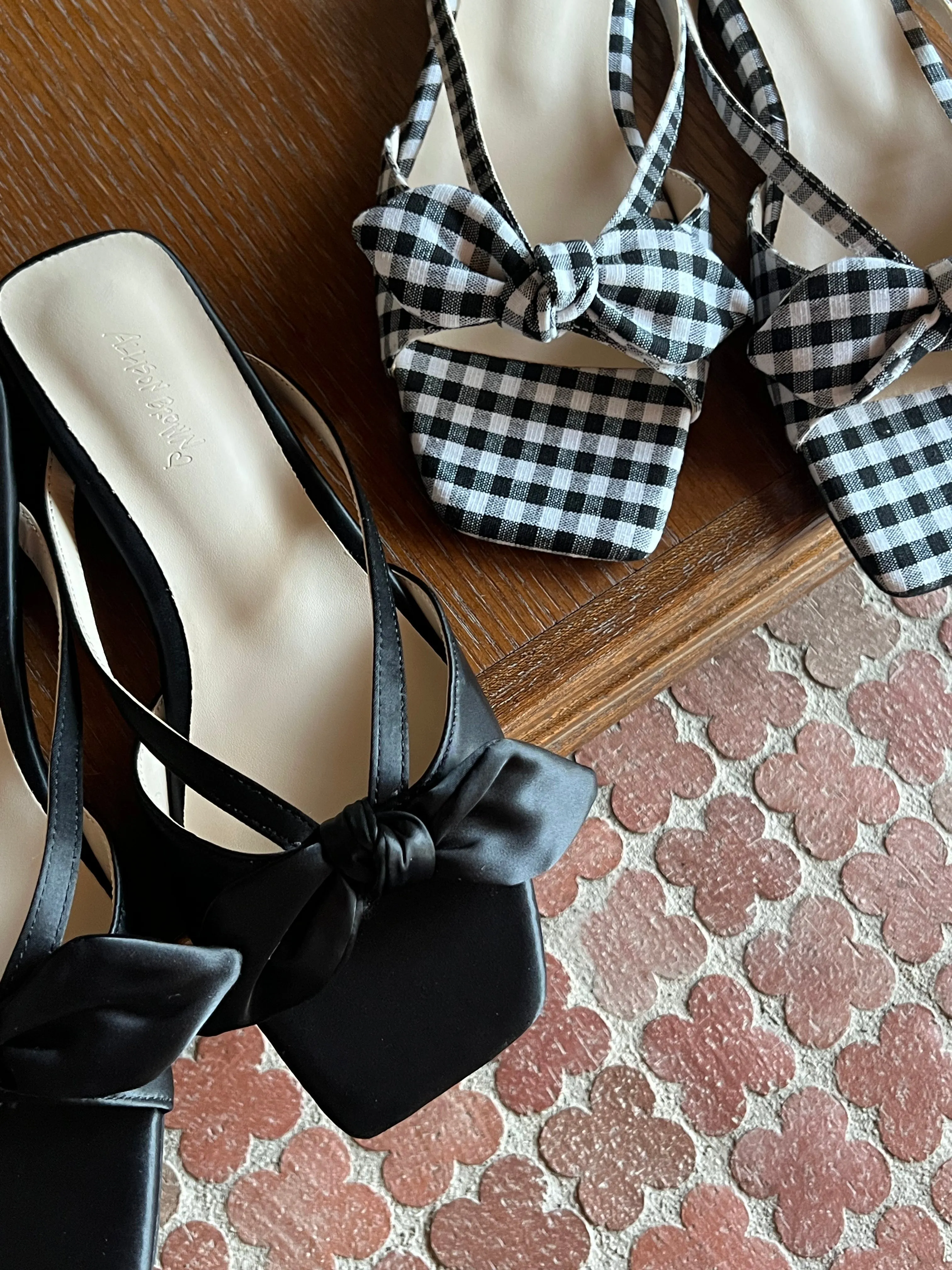 Mini Ribbon Strap Sandals